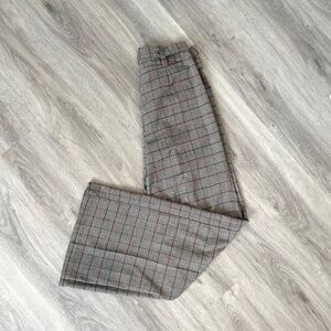 Joe B By Joe Benbasset Plaid Wide Leg Women's Dress Pants